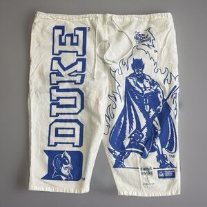 VTG 90s Duke Blue Devils Sweet Sacks Linebacker Shorts One Sz Rare Unique